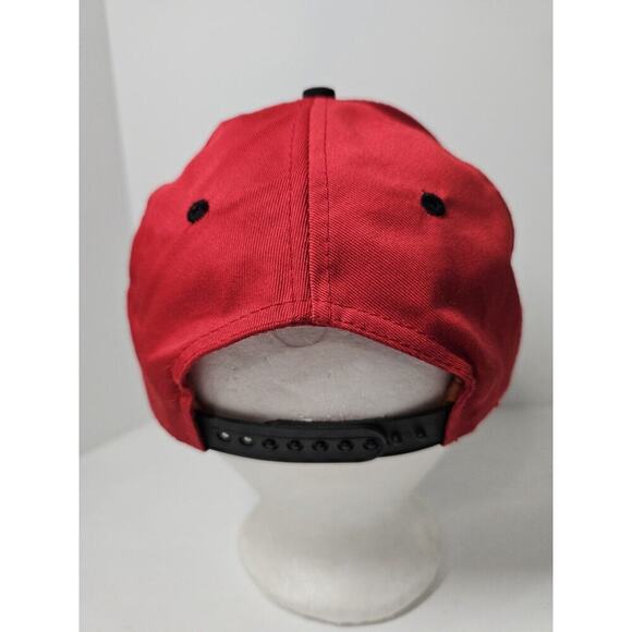 Vintage Looney Tunes Marvin Martian Snapback Hat 1997 Embroidered Red Black - Picture 5 of 8
